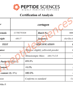 Alternative view of Cortagen Peptide 20mg (Bioregulator)