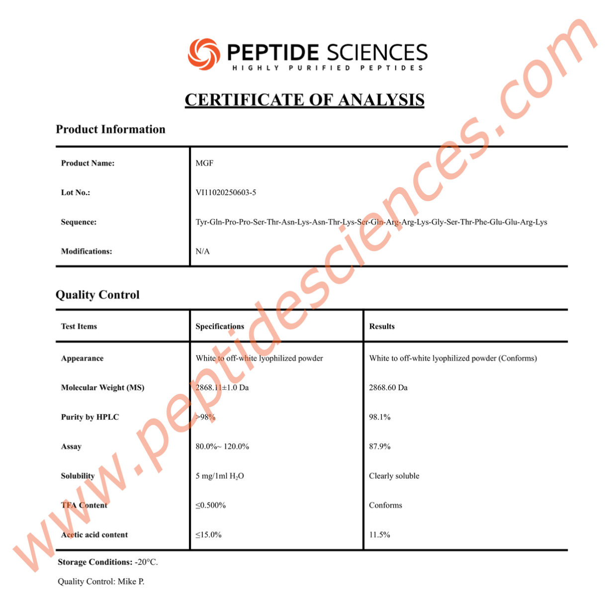MGF Peptide IGF-1 Ec 5mg - Image 2