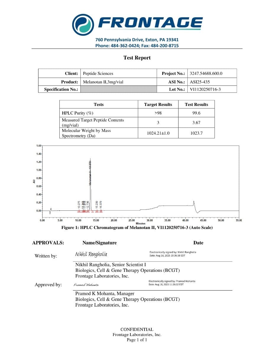 Melanotan 2 (MT2) (3mg x 10 Vials = 30mg) - Image 5
