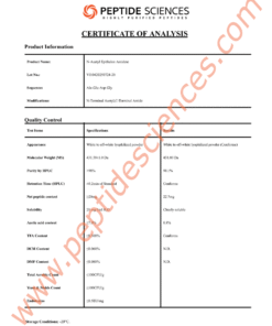 Alternative view of N-Acetyl Epithalon Amidate 20mg