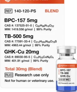BPC-157, TB-500, GHK-Cu 30mg (Glow Blend)