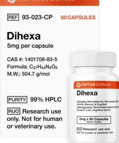 Dihexa (5mg x 60 Capsules = 300mg)