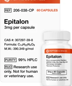 Epitalon 3mg (60 capsules) (Telomere Length)