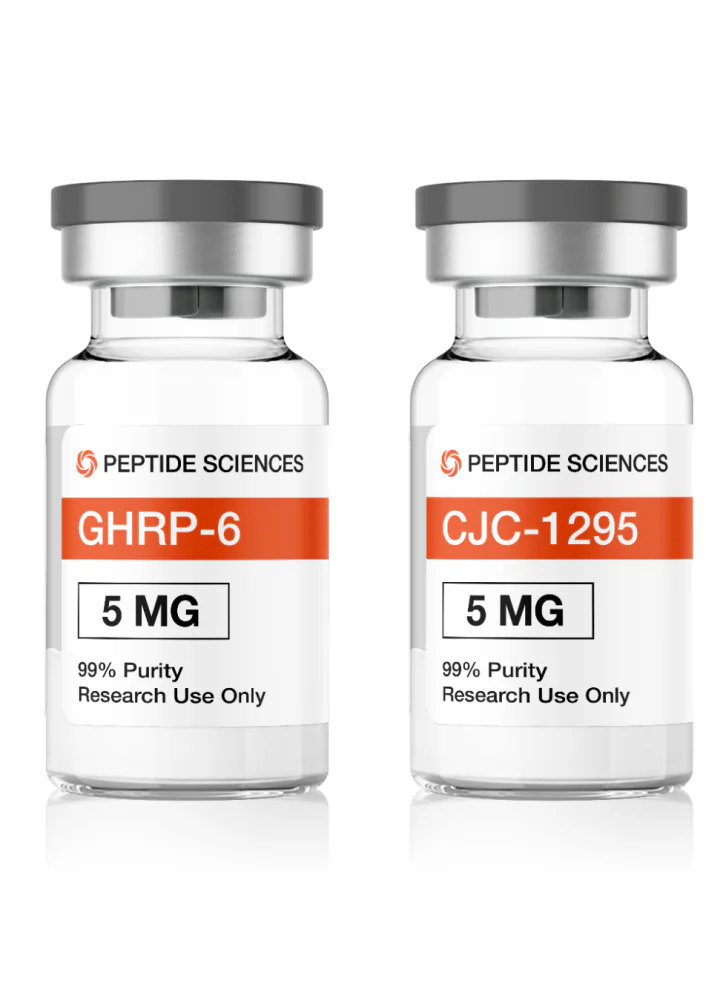 GHRP-6 (5mg x 5) and CJC-1295 no DAC (5mg x 5)