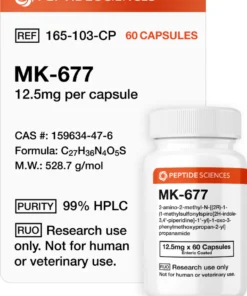 MK-677 (Ibutamoren) 12.5mg (60 Capsules)