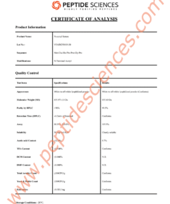 Alternative view of N-Acetyl Semax Amidate 30mg