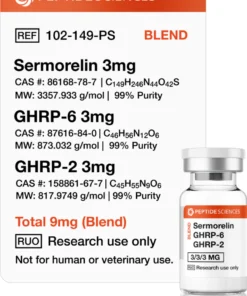 Sermorelin, GHRP-6, GHRP-2 9mg (Blend)
